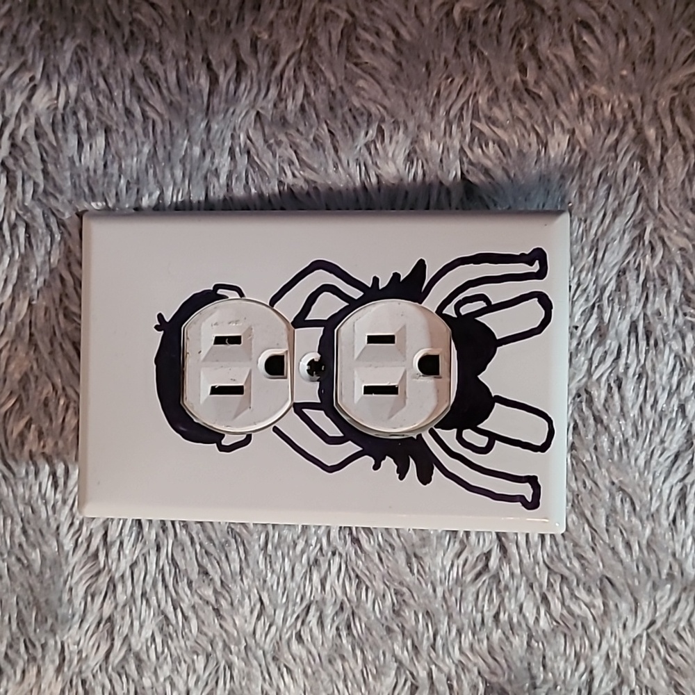 Outlet plate cover,  adults only,  funny